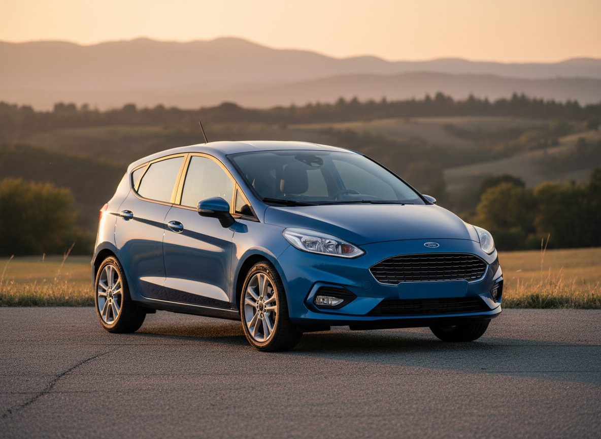 Firefly_Make a  photo of a 2019 ford fiesta make sure its  highly realistic, natural look. Im 262042