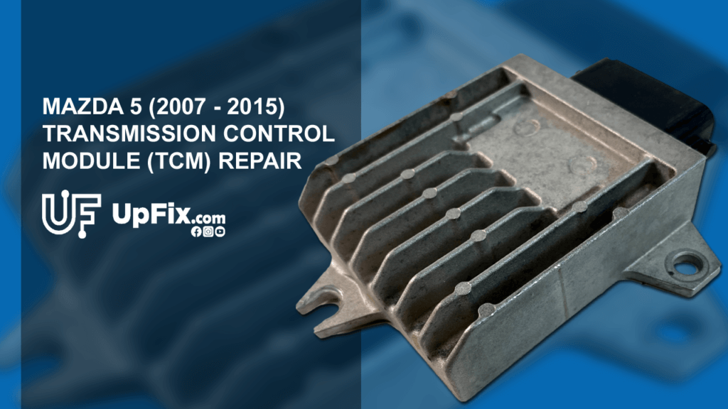 UpFix recycles and provides repair services for (2007-2015) OEM Mazda 5 TCM Transmission Control Modules TCU Transmission Control Units. 